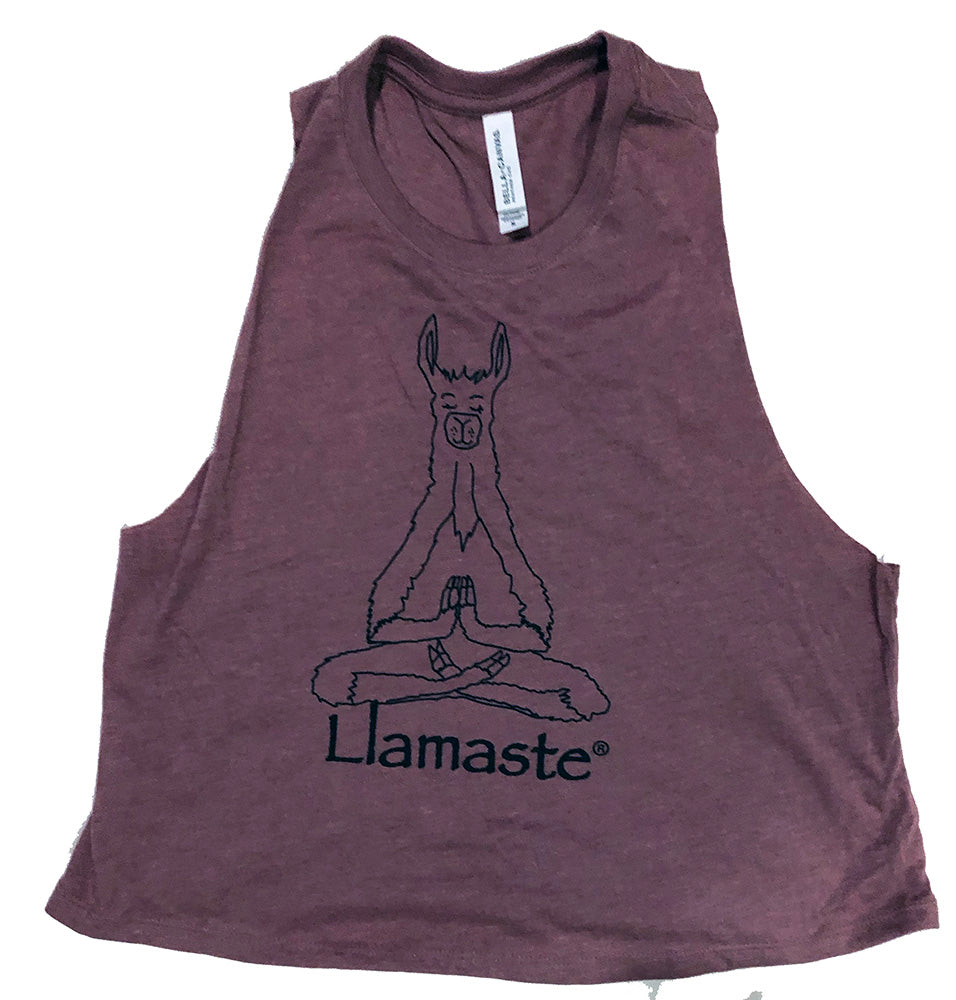 Llamaste Cropped Racerback Tank