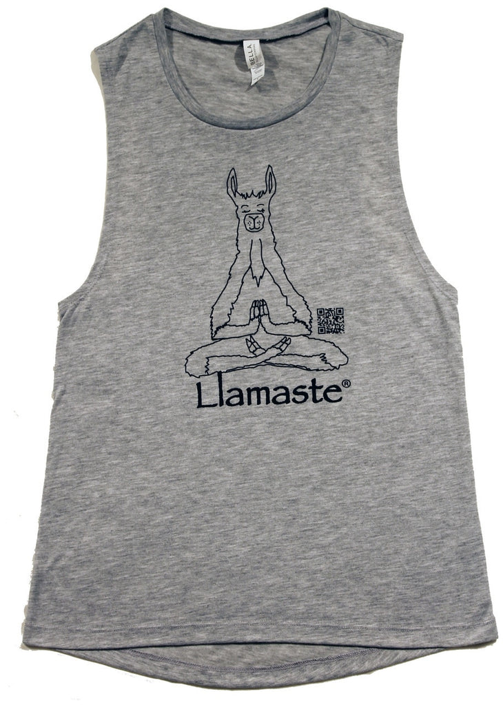 Llamaste Flowy Scoop Muscle Tank SALE (More Colors Available)