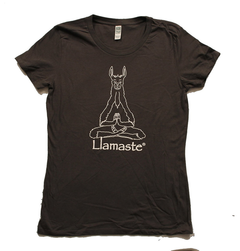 Women's Organic Cotton Llamaste Yoga T (More Colors Available)