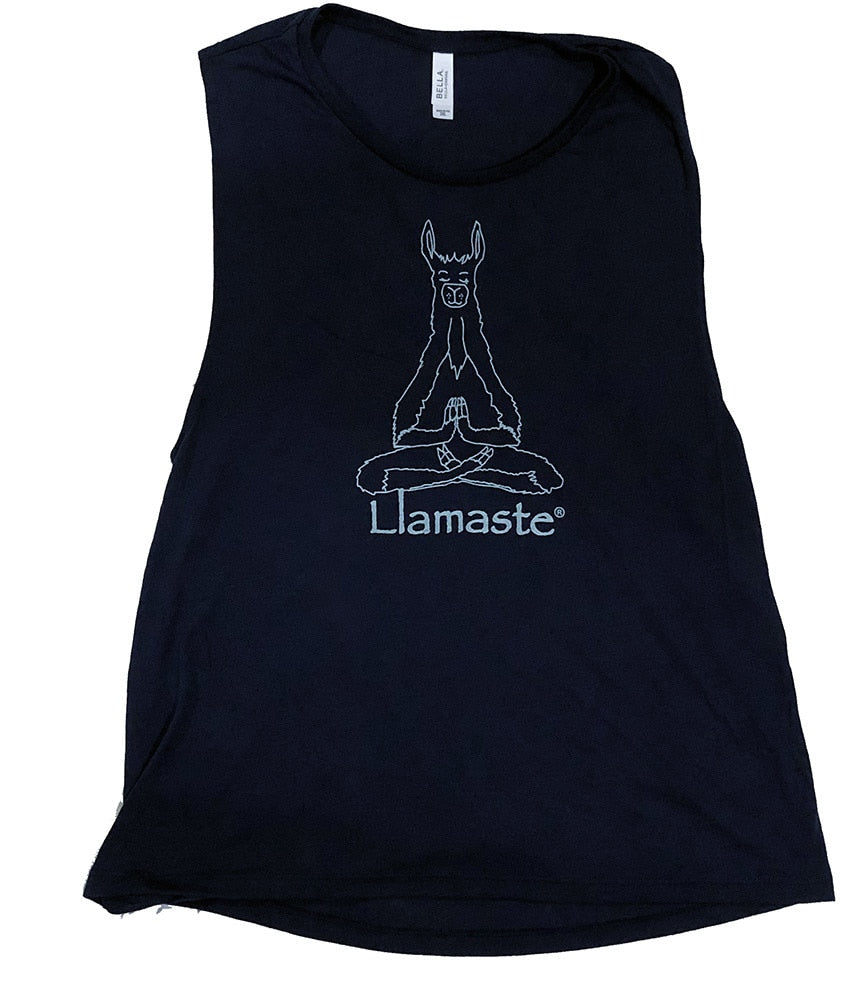 Llamaste Flowey Scoop Muscle Tank (More Colors Available)